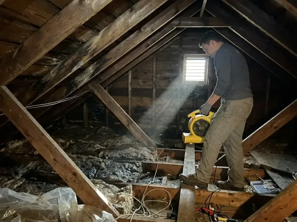 attic-water-damage-drying-proc-007 — frequently asked questions, Emergency Water Extraction & 24/7 Flood Response in Dormont…